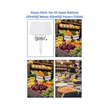 Yaz Sil Orta Boy Sapla Bakliyat Etiketliği 45 Adet Manav Pazarcı Etiketi Diğer