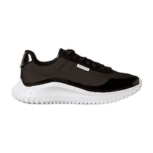 Calvin Klein Yw0yw02016 Runner Lace Up Mat Mix Kadın Günlük Ayakkabı Siyah