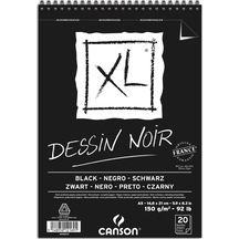 Canson Xl Dessin Noir Siyah Eskiz Blok - A5