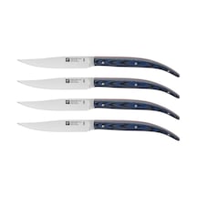 Zwilling 391620000 4'lü Biftek Bıçağı Seti, Mavi Çok Renkli