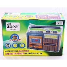 Tepe Sp-319U Kasetli Taşınabilir Radyo Nostaljik Radyo Usb Fm Kas