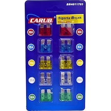 Oto Araba Standart Bıçak Sigorta Seti 10'lu Diğer