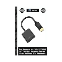 Özel Tasarım X-level Xcc7802 Dp To Hdmı Donanım Parçası Ekran Kablosu Ofis Aksesuarı