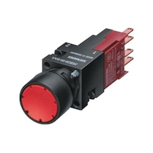 Siemens 3sb2227 0ac01 3sb2 Plastik Seri 16mm Komple Işıklı Buton Kırmızı 10a 1nc
