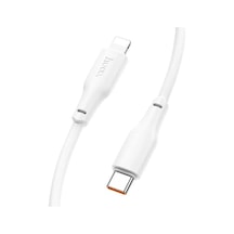 Hoco X93 Force 20w Type-c To İphone Lightning-c Ultra Hızlı Şarj Ve Data Kablosu 1m Beyaz