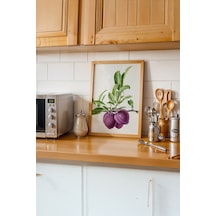 Rustik Mutfak Yolu Ahşap Çerçeveli Poster Tablo 136 Ahşap 01