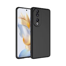 Huawei Honor 90 Kılıf Kadife İç Yüzey Yumuşak Dokulu Kamera Korumalı Kapak Mara