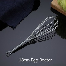 Yasammerkezi 18cm Yumurta Çırpıcı Stili 1 Adet Ev El Yumurta Çırpıcı Çırpma Yumurta Mikser Paslanmaz Çe Ahşap