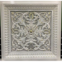 Diecor Led Döşenebilir Asma Tavan Uyumlu 60x60 Dekoratif Tavan Paneli Beyazaltın 60 X 60 Model:xa288