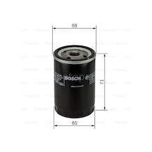 Nıssan Primera 2.0i Sedan 06.1999 - 12.2001 Bosch Yağ Filtresi Filitre