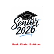 Üniversite Kolej Yazı Temalı Ütü İle Yapışan Tekstil Kumaş Tişört Dtf Baskı 3489