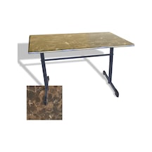 Halley Mutfak Masası 70x120 Esb Werzalit, Wermodin Ve Allzalit Tabla - Karacabey Mermer Çok Renkli