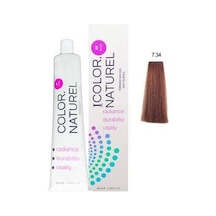 Color Naturel Kalıcı Saç Boyası 100 Ml 7.34 Altın Bakır
