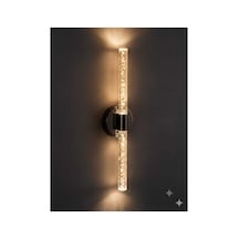 Bubbleflux Large 51 Cm Modern Tasarım Led Aplik - Duvar Lambası - Antrasit Gri - Elektrikli - Günışığı Antrasit Elektrikli
