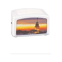 Yatay Peçetelik Beyaz Royaleks-f030 Renkli