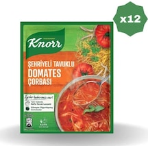 Knorr Şehriyeli Tavuklu Domates Çorbası - 12 Adet