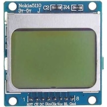 Nokia 5110 Lcd Ekran 84 48 Mavi Pcd8544 Arduino Ekran Rodevino