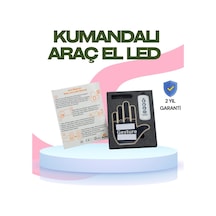 Mey İthalat Yüksek Görünürlüklü Otomobil Jest Işığı 3 Modlu Led Arka Cam Aksesuarı, Pratik Ve Eğlenceli