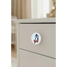 Penguen Çocuk Odası Mobilya Kulbu - 55 MM - Abs Plastik Tekli Düğme Dolap ve Çekmece Kulpu Çok Renkli