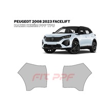 Peugeot 2008 - 2023 Facelıft 210 Mikron Premium Tpu Ppf Kaplama Seti-ön Çamurlukar
