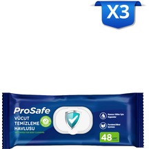 Prosafe Vücut Temizleme Havlusu 48'li X3 Standart