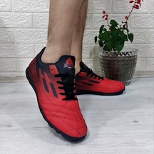 Kinetix Cross Tf Kırmızı-siyah Kaymaz Halı Saha Futbol Ayakkabı 001