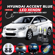 Hyundai Accent Blue 2011-2021 Sis Farı Uyumlu Şimşek Etkilii Led Xenon Pro Series H27