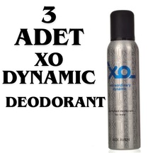 Xo Dynamic Erkek Sprey Deodorant 3 x 150 ML