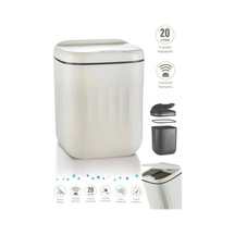 Akıllı Çöp Kovası Büyük Boy 20 Litre Uv Işık Sensörlü Sessiz