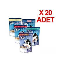 Felix Karışık Yaş Kedi Maması 20 Adet