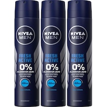 Nivea Fresh Active Erkek Sprey 3 x 200 ML
