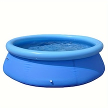 Yetişkinler İçin 1 Paket Büyük Şişme Yüzme Havuzu Mavi