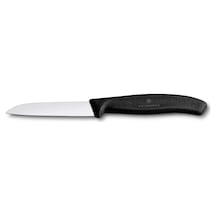 Victorinox 6.7403 8cm Soyma Bıçağı Siyah Bıçak Siyah