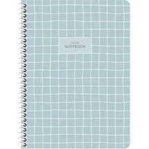 Keskin Color Defter Plastik Kapak Spiralli College 16,5x22,5 80 Yp Kar. Çok Renkli