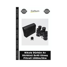 Nikula Dürbün Av Dürbünü 8x40 Güneş Filtreli 1000m/56m Pratik Alet Tatil Malzemesi Doğa Sporları Diğer