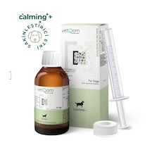 Vetqom Calming+ Köpek Stres Yönetimi Ve Kaygı Kontrolü Likit Takviyesi 120 Ml