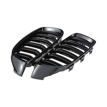 Leonpart Bmw F32 F33 F36 Ön Böbrek Panjur Piano Black Çift Tırnak