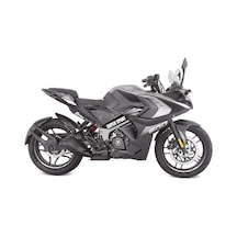 Bajaj Pulsar Rs200 Orta Şase Motosiklet Sticker Etiket Modeli Super Sport Gri
