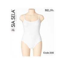 Belpa Şık Günlük Kombin Askılı Body Beyaz