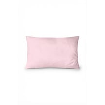 Orta Boy 40x60cm %100 Pamuklu Saten Kumaş Yastık Kılıfı 2adet Gizli Fermuarlı Pudra