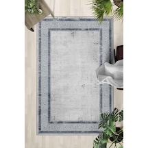 Kaymaz Taban Yıkanabilir Halı Mutfak, Salon, Yatak Odası İçin Modern Dijital Baskı Halı Slnhalı03 - 0010 Çok Renkli