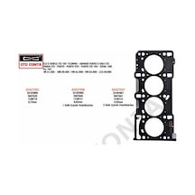 Silindir Kapak Contasi 2ç Astra J-corsa D-combo-meriva-fiorino-egea 1.3cdti E4/e5