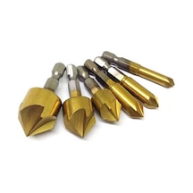 Matkap Ucu Takımı Havşa Pah Hex Hss 1/4 6-19mm Uç Uçları Ahşap