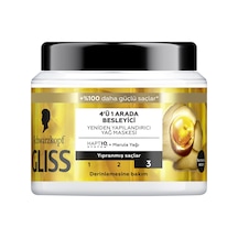 3 Adet Gliss Nutritive Saç Bakım Maskesi 400ml
