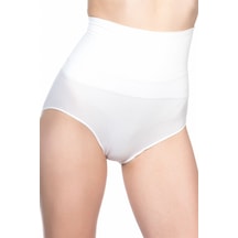 Lohusasepeti 2200 Dikişsiz Slip Pantolon Lohusa Korse Beyaz 001