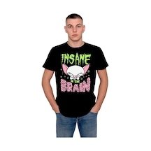 Pinky And The Brain Insane Çizgi Dizi Tişört Unisex T-shirt 001