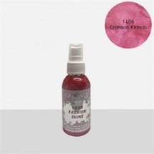 1106 Crimson Kırmızı Sprey Metalik Kumaş Boyası