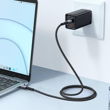 Ca-3131 65w Pd Type-c To Type-c Şarj Ve Data Kablosu 1.5m, Siyah