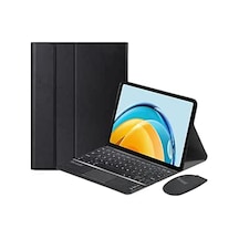 Samsung Uyumlu Tab S9/s9 Plus Bt Touchpad Klavye+mouse+stand Kılıf-bkk7