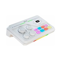 Fifine Ampligame Sc8 Usb Oyuncu Ses Mikseri Beyaz